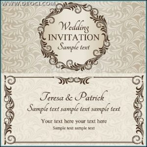 Wedding Invitation Templates Psd
