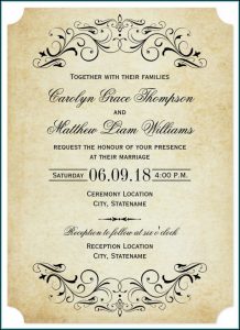 Wedding Invite Template Download Free