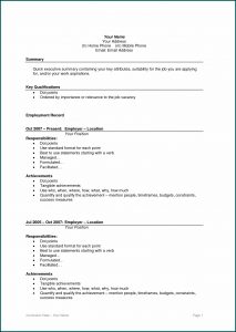 Writing Curriculum Vitae Format