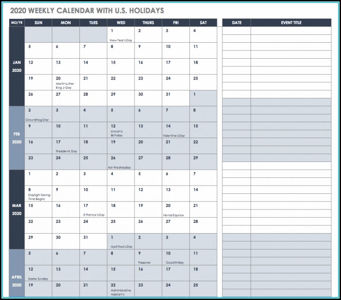 Yearly Employee Shift Schedule Template Excel