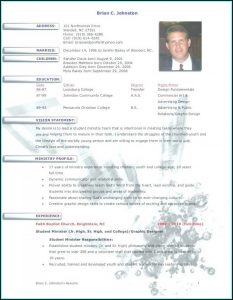 Youth Pastor Resume Template