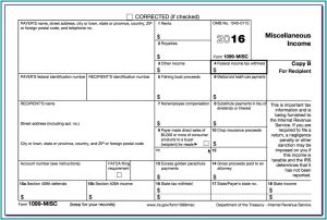 1099 Fillable Form 2016