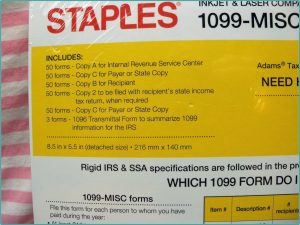 1099 Misc Online Form 2018