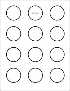 2 Inch Circle Label Template