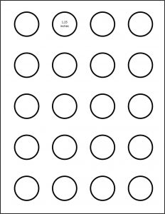 2 Inch Circle Template