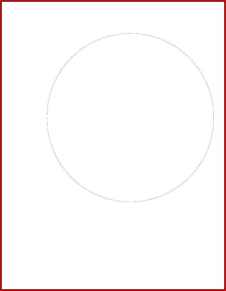 2 Inch Diameter Circle Template