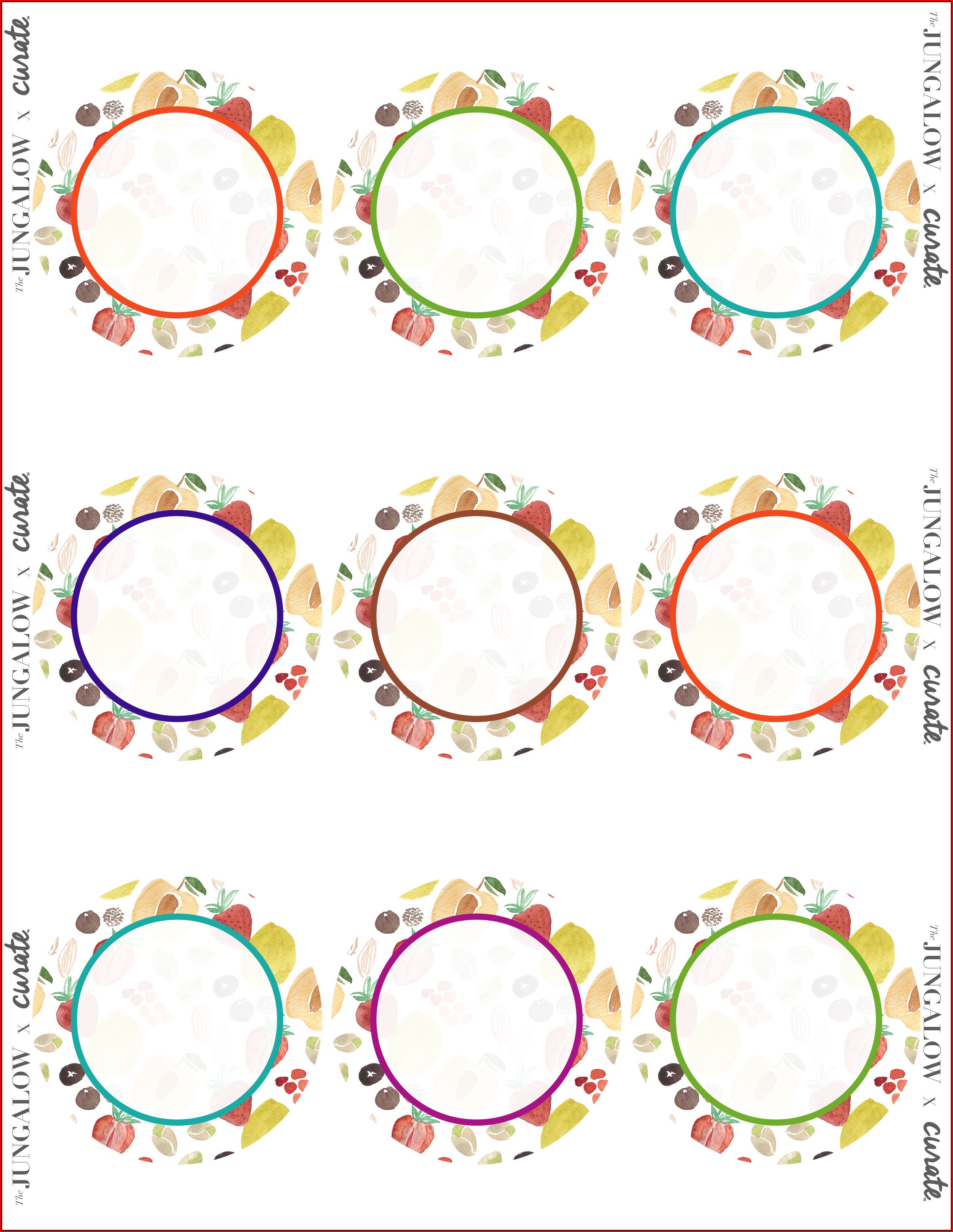 2 Inch Round Labels Template