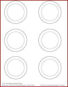 2 Inch Round Template