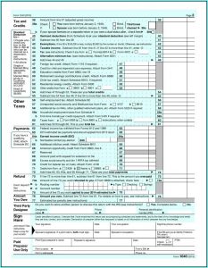 2014 Federal Tax Forms 1040a Printable