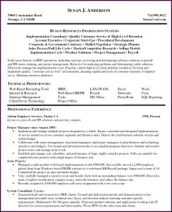 A Good Resume Outline