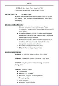 Accounts Payable Resume Template Microsoft Word