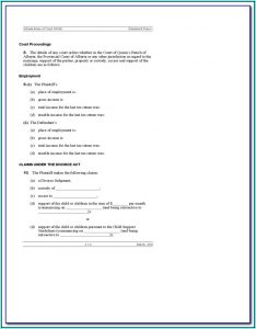 Alberta Divorce Forms Word