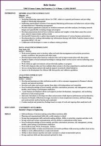 Analytics Consultant Resume