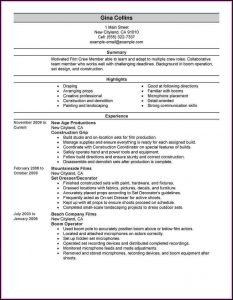 Apprentice Carpenter Resume Template