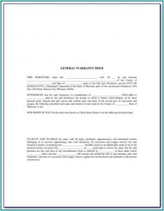 Arizona Special Warranty Deed Form Free