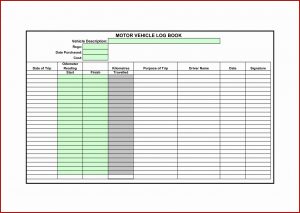 Ato Mileage Log Book Template