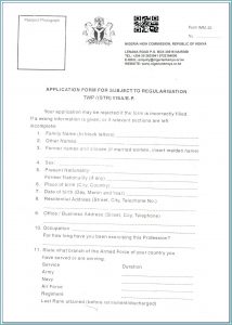 Australia Visitor Visa Form 1419