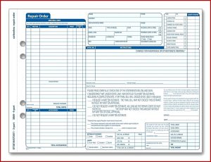 Auto Repair Order Template Excel