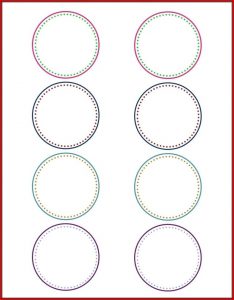 Avery 2 12 Inch Round Label Template