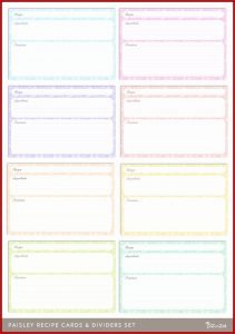 Avery Index Card Template