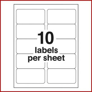 Avery Label Template 5160 For Mac Pages