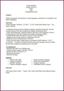 Aviation Resume Template