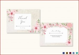 Baby Shower Thank You Card Template Free