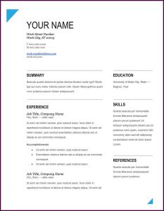 Best Resume Format Free Download Word