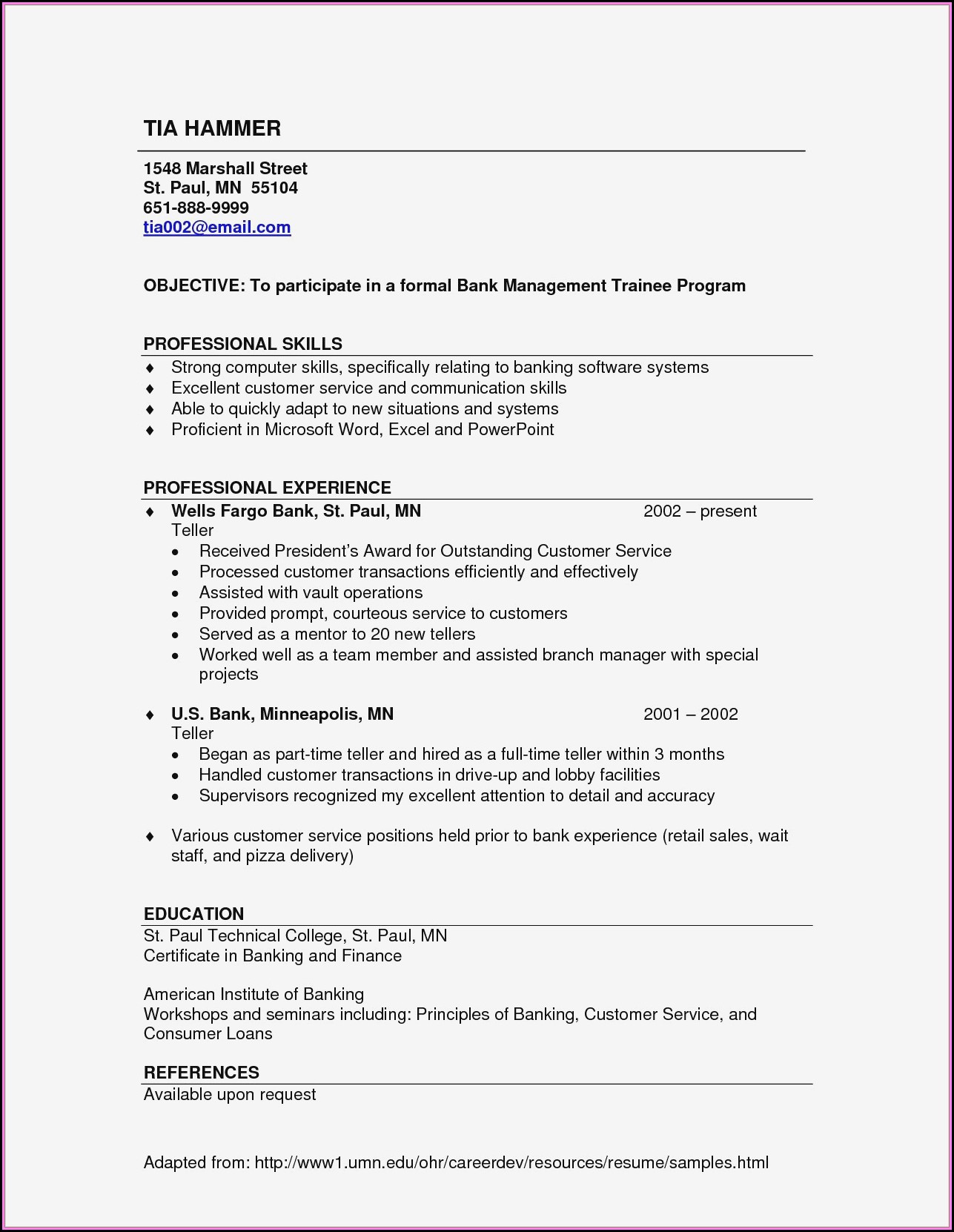 Best Resume Templates For Executives