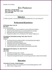 Best Resumes For Accountants