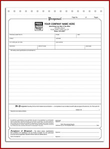 Bid Proposal Template Free