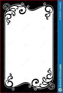 Blank Restaurant Menu Template