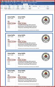 Blanks Usa Raffle Ticket Template
