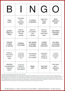 Bridal Shower Bingo Template Free Download