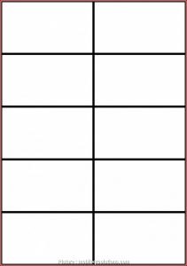 Business Card Template Word 2010 Free