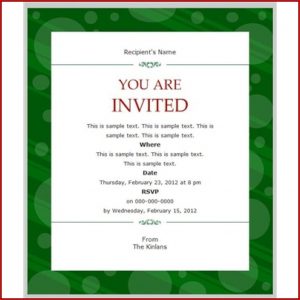 Business Event Invitation Templates