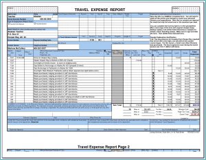 Business Travel Request Form Template Excel
