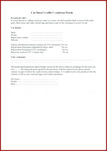 Car Sale Receipt Template Australia