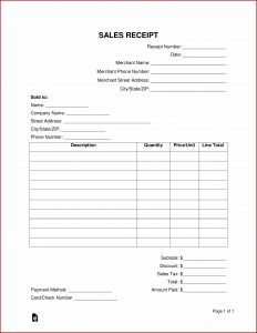 Car Sale Receipt Template Pdf Uk