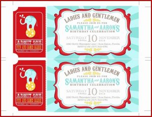 Carnival Invitation Template Free Download