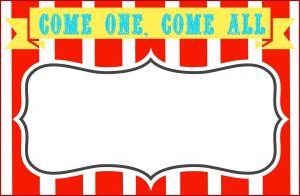 Carnival Theme Invitation Template