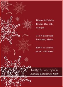 Christmas Dinner Invitation Template