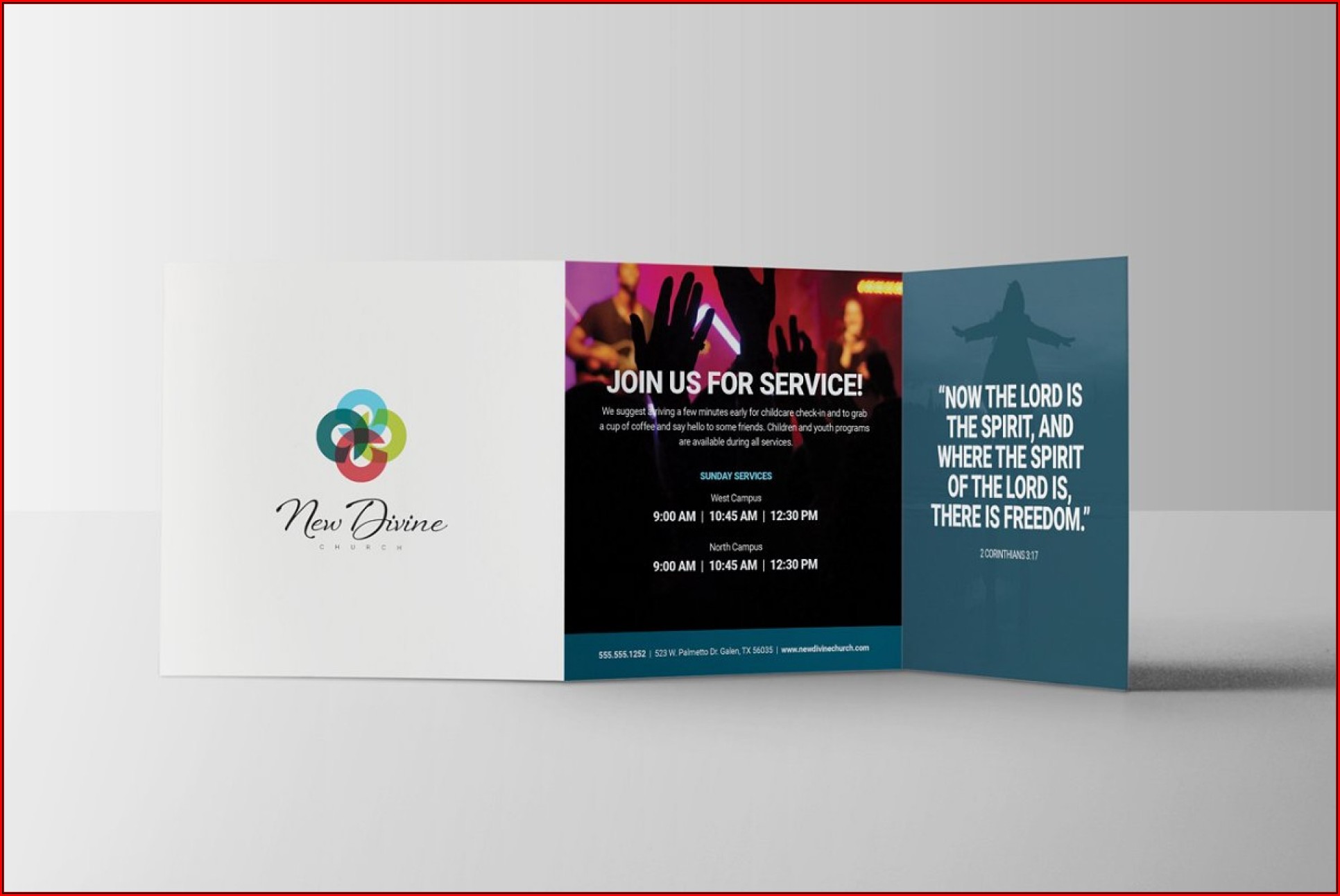 Church Brochure Template Word