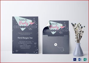Classy Bachelorette Invitation Template
