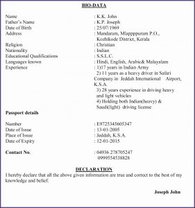 College Application Resume Template Free