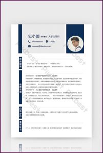College Resume Template Free Download