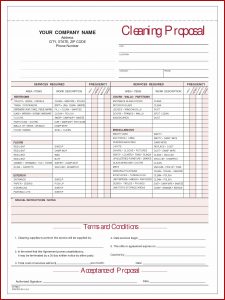 Commercial Cleaning Estimate Template