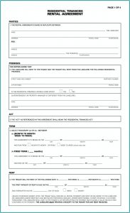 Condominium Lease Form New York