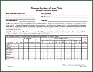 Construction Project Management Report Template