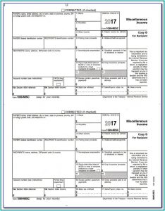 Copy 2 1099 Misc Form
